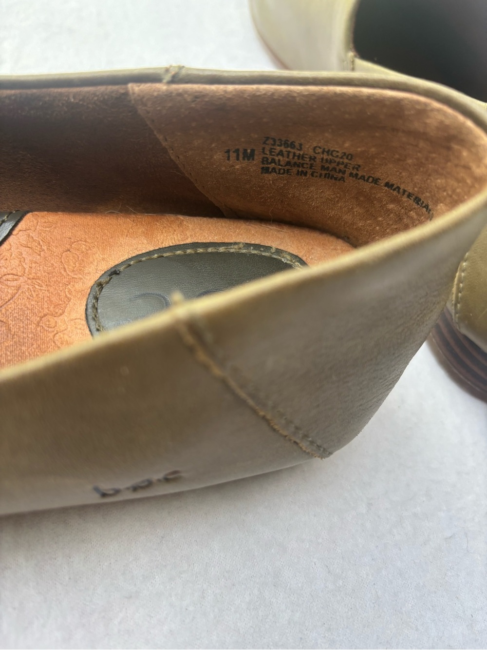 b.o.c. Olive Slip-On Leather Loafers - Picture 6 of 8